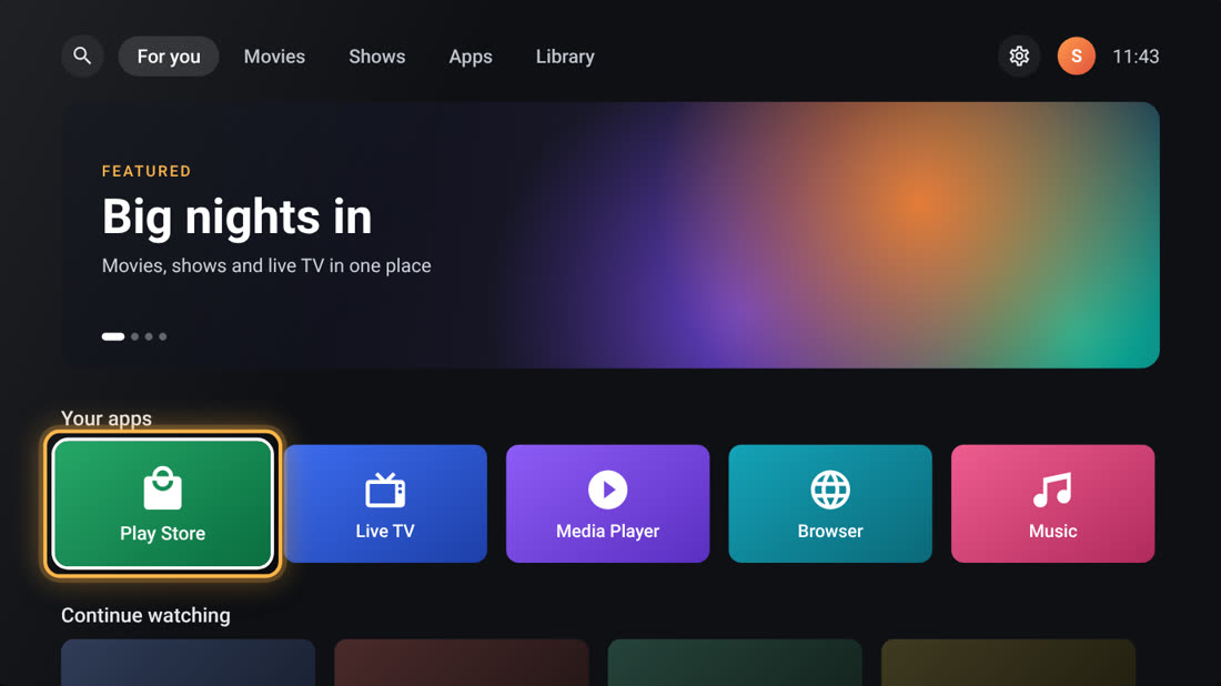 EliteStocks TV installation screenshot, step 1